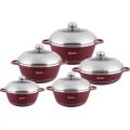 10 PCS NON-STICK AND DIE CASTING COOKWARE  SET MADE BY ITALY