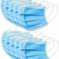 Face Masks 3-Layer Disposable Non-woven Dustproof Mask Health Care (price for one mask)