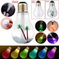 Colorful USB Light Bulb Humidifier Air Purifier Diffuser Atomizer