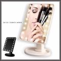 Fleek 360 Degree Magic Touch LED Make Up Mirror - White and pink colour