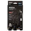 ROZIA 3in1 Nose Trimmer Kit,Hair Clipper Facial Care Tool Portable Shaver Cutting Kit Set Recharge