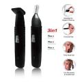 ROZIA 3in1 Nose Trimmer Kit,Hair Clipper Facial Care Tool Portable Shaver Cutting Kit Set Recharge