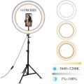 14 inch LED photography ring lights 332leds w dimmable studio ringlight