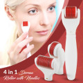 4 in 1 Skincare Alloy Micro Needle Roller Anti Aging Facial Massager Derma Roller