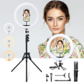 12-INCH RING LIGHT DIMMABLE BI-COLOR LED RING LIGHT &TRIPOD STUDIO ANNULAR LAMP PHOTOGRAPHY LIGHTING