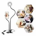 Selfie Ring Light with Cell Phone Holder Stand for Live