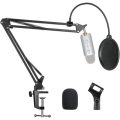 C-Clamp Adjustable Desk Microphone Stand(only stand)