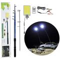 High Power Ultra Bright Telescopic Fishing Rod Led Camping Light For Outdoor with remote