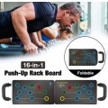 16 In1 PushUp Rack Board Fitness Pushup Stands Arm Abdominal Muscle Training Gym Exercise 20 holes