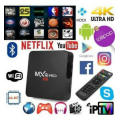 SMART TV BOX 6K Android 101 (4GBRAM 32GBROM) 3D  MXQ Pro Ultra TV Box VIVID PICTURE QUALITY