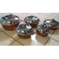 10 PCS NON-STICK AND DIE CASTING COOKWARE  SET MADE BY ITALY