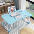 Portable Laptop Table with Cup and Tablet Holder