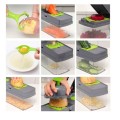 14 Piece Multifunctional Vegetable Slicer