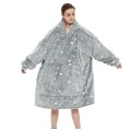 Glow In-The dark Starry Night Luxury Fleece Blanket One Size For Adult