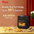 Black 15 L Technology Air Fryer Oven Multifunction Electric Air Fryer