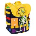 Children`s Felt Toy Backpack Early Childhood Education Skills Activity