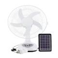 14 inch Rechargeable Solar Electric and Solar Fan Portable With Solar Panel