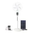 16inch Solar Reachargeable Fan Ac/dc Dual Power 10w Solar panel with Remote