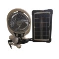7-Inch Rechargeable Solar Indoor & Outdoor Touch Controlled Desk Fan 6V 6W