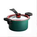 Stew Soup & Stock Pots With Lid Lock Stainless Steel Low Pressure Cooker - Green