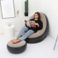 Single Seater Inflatable Sofa with Foot Rest