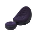 Single Seater Inflatable Sofa with Foot Rest