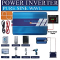 5000W PURE SINEWAVE  POWER INVERTER - CONVERTS 12V DC INTO 220V AC