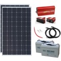 4000W Inverter + 2 x 100W panels 2x 105Ah GEL DEEP CYCLE Solar batteries + 10Ah solar controller