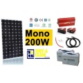 5000W Inverter + 2 x 200W panels 2x 105Ah GEL DEEP CYCLE Solar batteries + 10Ah solar controller