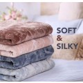 THICK, SOFTEST SILKY QUEEN SIZE BLANKET - VARIOUS COLOURS
