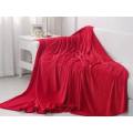 SOFT THICK MICRO FLANNEL QUEEN SIZE THROW - VARIOUS COLOURS (2M X 2.3M)