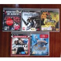 Playstation 3 Console 160GB + 5 Games + Controller - Free Shipping