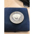 Denel Eloptro 1 Ounce Fine Silver S999 Hand Held Laser Range Finder Commemorative Coin Encapsulated