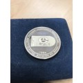 Denel Eloptro 1 Ounce Fine Silver S999 Hand Held Laser Range Finder Commemorative Coin Encapsulated