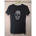 Skull t-shirt bling *Size small /13-14 yrs