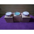 Candle holders x 3