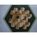 3-D Wooden puzzles interlocking x 2