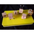 Wooden toys/ornaments (set of 6)
