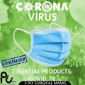 50 x Covid19 Surgical masks(Certified) - 3ply