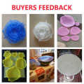 Reusable Silicone Stretch Lid For Food Preservation 6PCS