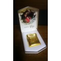 Vintage Prince Gold Emy Lighter in original Box