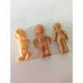 COLLECTION OF MINIATURE DOLLS - TWO HONG KONG MADE - RARE FIND -