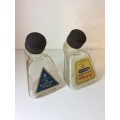 COLLECTION OF OLD GERMAN PELICAN INK BOTTLES - GREAT ADVERTISING PIECE -