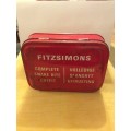 FITZSIMONS SNAKE BITE TIN - EMPTY - WHAT A GREAT FIND -