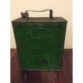 TWO GALLON VERY LARGE CASTROL HEAVY OIL CAN   - GREAT FIND - PRICED TO GO -