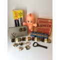 UNIQUE LOT OF COLLECTABLES - DINKY TOY, ISSIE SMUTS TIN, GRAMOPHONE TINS AND MUCH MORE! -