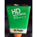 AGIP - FIVE LITRE OIL CAN  / OIL CAN  - GREAT FIND -