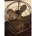 1930s GENERAL ELECTRIC DESK FAN - RUSTY BUT MAGNIFICENT - PLEASE READ SHIPPING TERMS IN DESCRIPTION