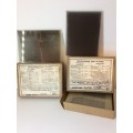 TWO BOXES OF LATE 1890s GLASS PLATE NEGATIVES - TEN PER BOX - ALL FOR ONE BID - AMAZING -