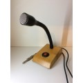 VINTAGE OLD SCHOOL INTERCOM MICROPHONE - WORKING - LET THE PRINCIPLE IN YOU OUT! -